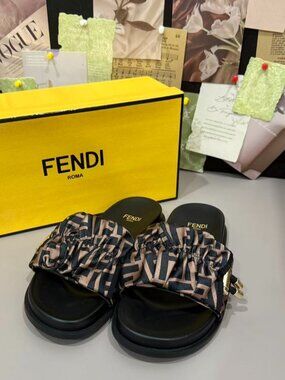 Fendi Women's Brown Sandals